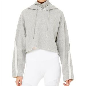 Alo Yoga Gray Effortless Hoodie